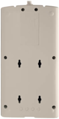 8-Outlet Surge Protector, 8 Ft Cord, 2160 Joules with Tel/Modem Protection