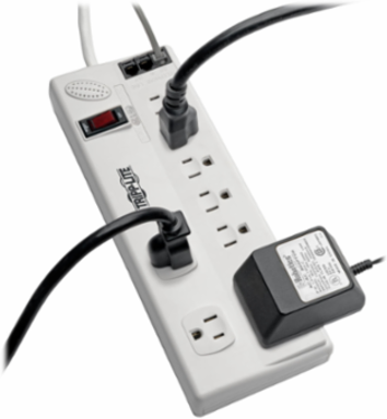 8-Outlet Surge Protector with 3150 Joules Rating, 8-ft Cord, TAA Compliant