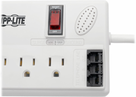8-Outlet Surge Protector with 3150 Joules Rating, 8-ft Cord, TAA Compliant