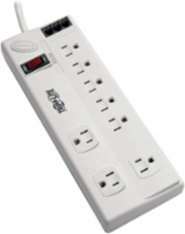 8-Outlet Surge Protector with 3150 Joules Rating, 8-ft Cord, TAA Compliant