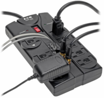 8-Outlet Surge Protector with 2160 Joules, 8-ft. Cord, RJ11 Protection