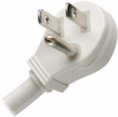 8-Outlet Surge Protector, 25 ft Cord, 1440 Joules, Right-Angle Plug, Light Gray