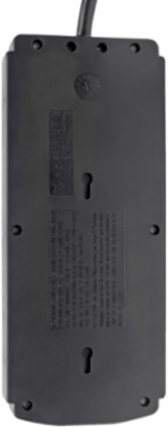 8-Outlet Surge Protector, 1200 Joules, 2 USB Ports, 8 ft Cord