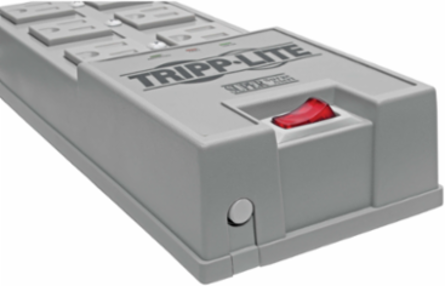 6-Outlet Surge Protector with 2420 Joules, 6 ft Cord, Diagnostic LEDs