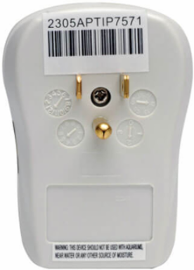 1-Outlet Portable Surge Protector, 1080 Joules, 120V AC, Direct Plug-In
