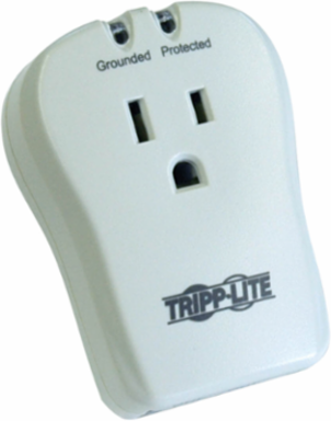 1-Outlet Portable Surge Protector, 1080 Joules, 120V AC, Direct Plug-In