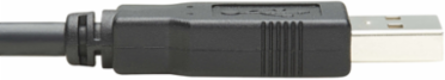 USB-A to RJ45 Console Cable, 15 ft, 250 Kbps, PVC, Black