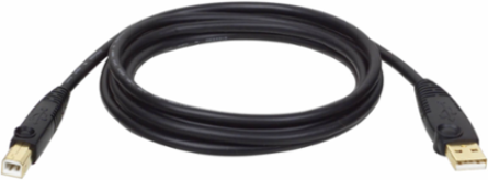 10 ft. USB 2.0 A/B Gold Cable, 480 Mbps Data Transfer Rate
