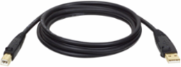 15 ft USB 2.0 A/B Gold Device Cable, 480 Mbps Speed, Lifetime Warranty