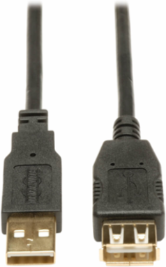 10 Ft USB 2.0 Extension Cable, Gold Plated Connectors, High Speed 480 Mbps