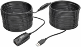 USB 2.0 Active Extension Repeater Cable, 15 m (49 ft), 480 Mbps Data Transfer