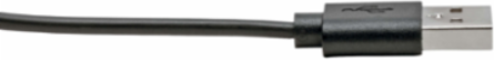 USB-A to USB-C Cable, Right Angle, 3 ft, USB 2.0, 480 Mbps