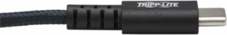 Heavy Duty USB-A to USB-C Cable, 6 ft., USB 2.0, Gray, UHMWPE/Aramid Fiber