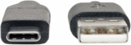 USB-A to USB-C Cable, USB 2.0, 13 ft., 3A Power Delivery, USB-IF Certified