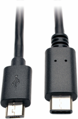 USB 2.0 Micro-B to USB-C Cable, 6 ft, Fast Charging up to 1.5A