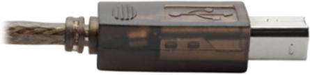 USB 2.0 A/B Active Repeater Cable, 30 ft, Supports 480 Mbps, Gold-Plated Contacts