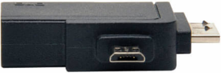 2-in-1 USB OTG Adapter, USB 3.0 Micro B Male, USB 2.0 Micro B Male to USB A Female