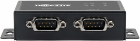2-Port USB to Serial FTDI Adapter, COM Retention, 0.4 lbs, USB B to DB9 F/M