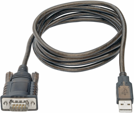 RS232 to USB Adapter Cable, 5 ft., USB 2.0, Serial Technology, COM Retention