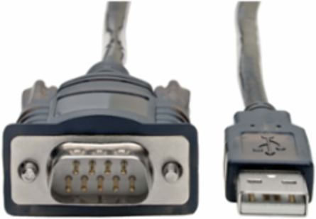 RS232 to USB Adapter Cable, 5 ft., USB 2.0, Serial Technology, COM Retention