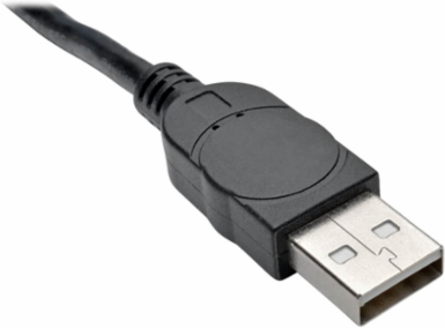 2-Port USB to DB9 Serial FTDI Adapter Cable, 6 ft., 225 Kbps, Male to Male