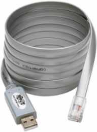 USB to RJ45 Cisco Serial Rollover Cable, 6 ft, USB A to RJ45 M/M