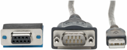 USB to RS485/RS422 FTDI Serial Adapter Cable 30 Inch, USB 2.0, DB9 M/M