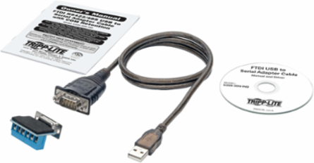 USB to RS485/RS422 FTDI Serial Adapter Cable 30 Inch, USB 2.0, DB9 M/M