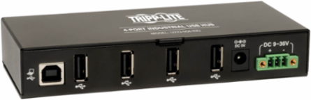 4-Port USB 2.0 Hub with 15 kV ESD Protection, Metal Housing, 480 Mbps Speed