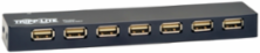 7-Port USB 2.0 Hub, USB Mini-B 5-Pin Input, 480 Mbps, 3-Year Warranty