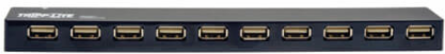 10-Port USB 2.0 Hub, 480Mbps Data Rate, 5V 4A Output