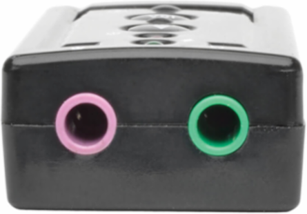 Virtual 7.1-Channel USB External Sound Card with Dual 3.5 mm Ports
