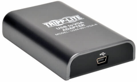 USB 2.0 to VGA Dual-Monitor Adapter, 1920 x 1080 @ 60 Hz, 128 MB SDRAM