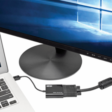 USB 2.0 to VGA Multi-Monitor Adapter, 1080p @ 60 Hz, 128 MB SDRAM