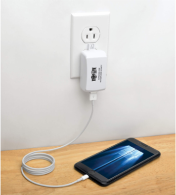 Hospital-Grade USB Wall Charger 1-Port, 2.5A, UL 60601-1 Certified