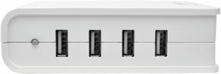 4-Port USB Charging Station, 5V 2.4A Outputs, UK Version