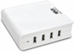 4-Port USB Charging Station, 5V 2.4A Outputs, UK Version