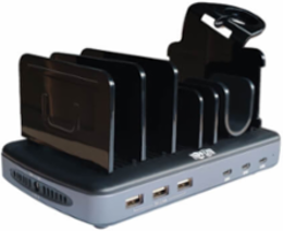 120W Multi-Device Charging Station, 60W USB-C, 2x 20W USB-C, 3x USB-A Ports, with Storage