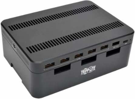 7-Port USB Charging Station, 15V 4A Output, Quick Charge 3.0, USB-C