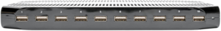 10-Port USB Charging Station, 12V 8A Output, Adjustable Storage