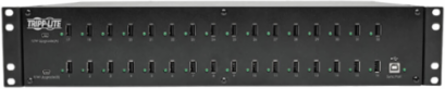 32-Port USB Charging Station, 230V, 5V 80A, 2U Rack-Mount