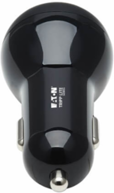 Car Charger, Dual-Port USB-C, 45W PD, USB-C (27W), USB-C (18W), Black
