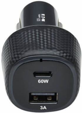 Dual-Port USB Car Charger, 63W Max - USB-C PD 3.0 Up to 60W, USB-A QC 3.0 Up to 18W