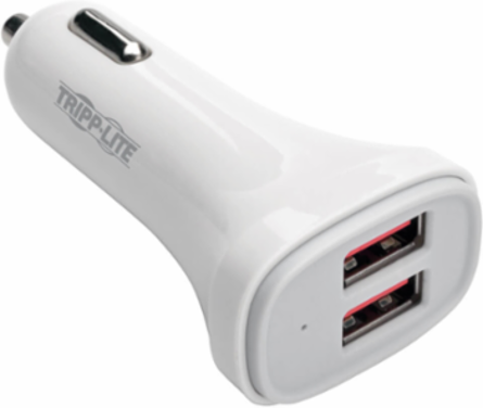 Dual-Port USB Car Charger, 5V 4.8A (24W), Compatible with Tablets & Phones