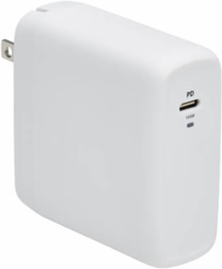 Wall Charger, Compact, 1-Port USB-C, GaN Technology, 100W PD 3.0, White