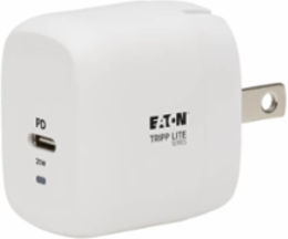 USB-C Wall Charger, 1-Port, GaN Technology, 20W PD 3.0, White