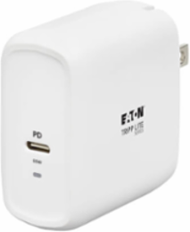 USB-C Wall Charger, GaN Technology, 65W PD Charging, White