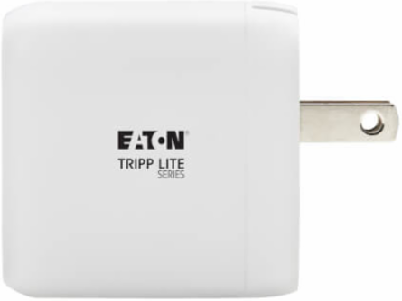 Dual-Port USB-C Wall Charger, GaN Technology, 40W PD Charging (20W+20W or 30W), White