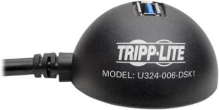 1-Port USB 3.0 SuperSpeed Extension Cable, 6 ft, Nickel Connectors