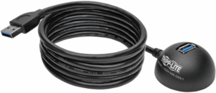 1-Port USB 3.0 SuperSpeed Extension Cable, 6 ft, Nickel Connectors